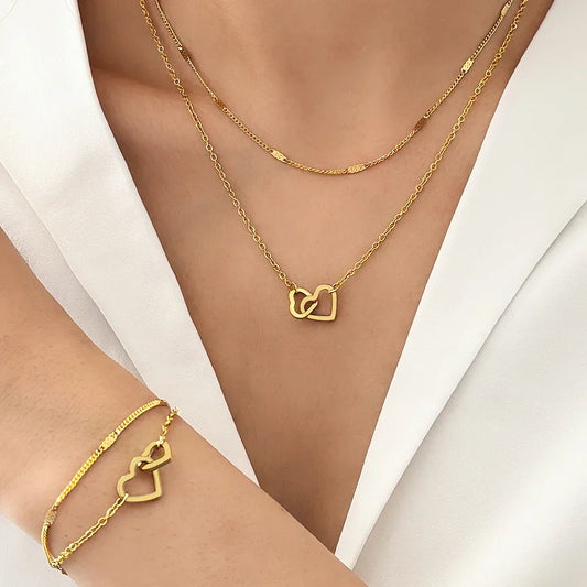 Hart Sieradenset | Goud