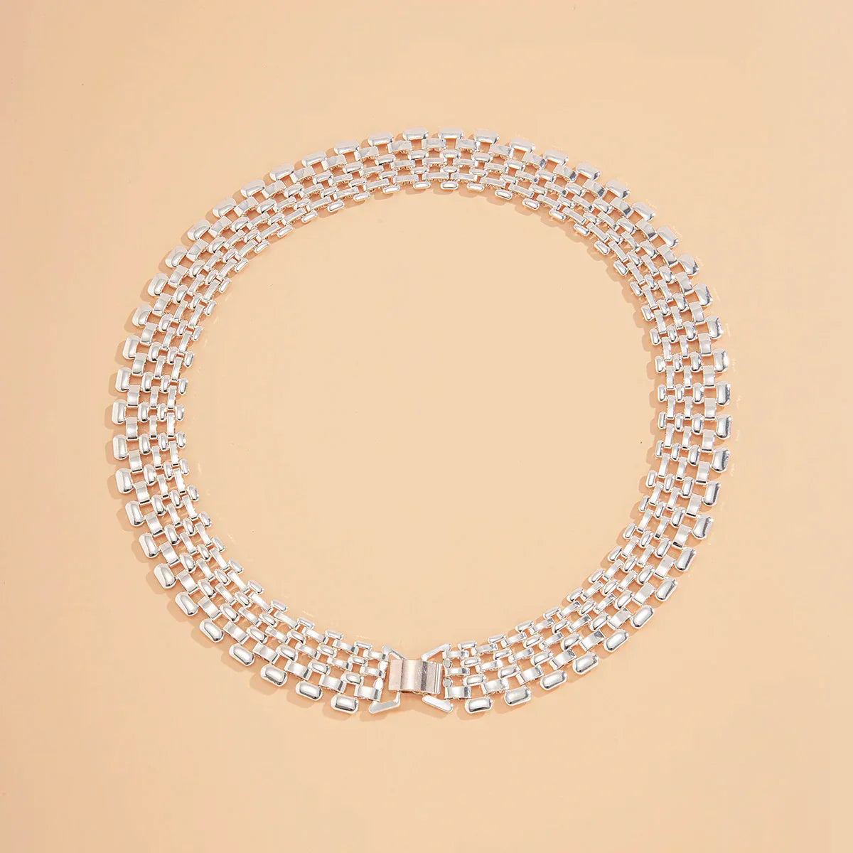 Zilveren Cubaanse Schakelketting