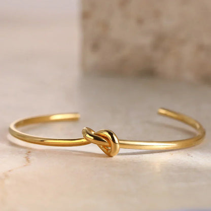 Knoop Armband | Goud