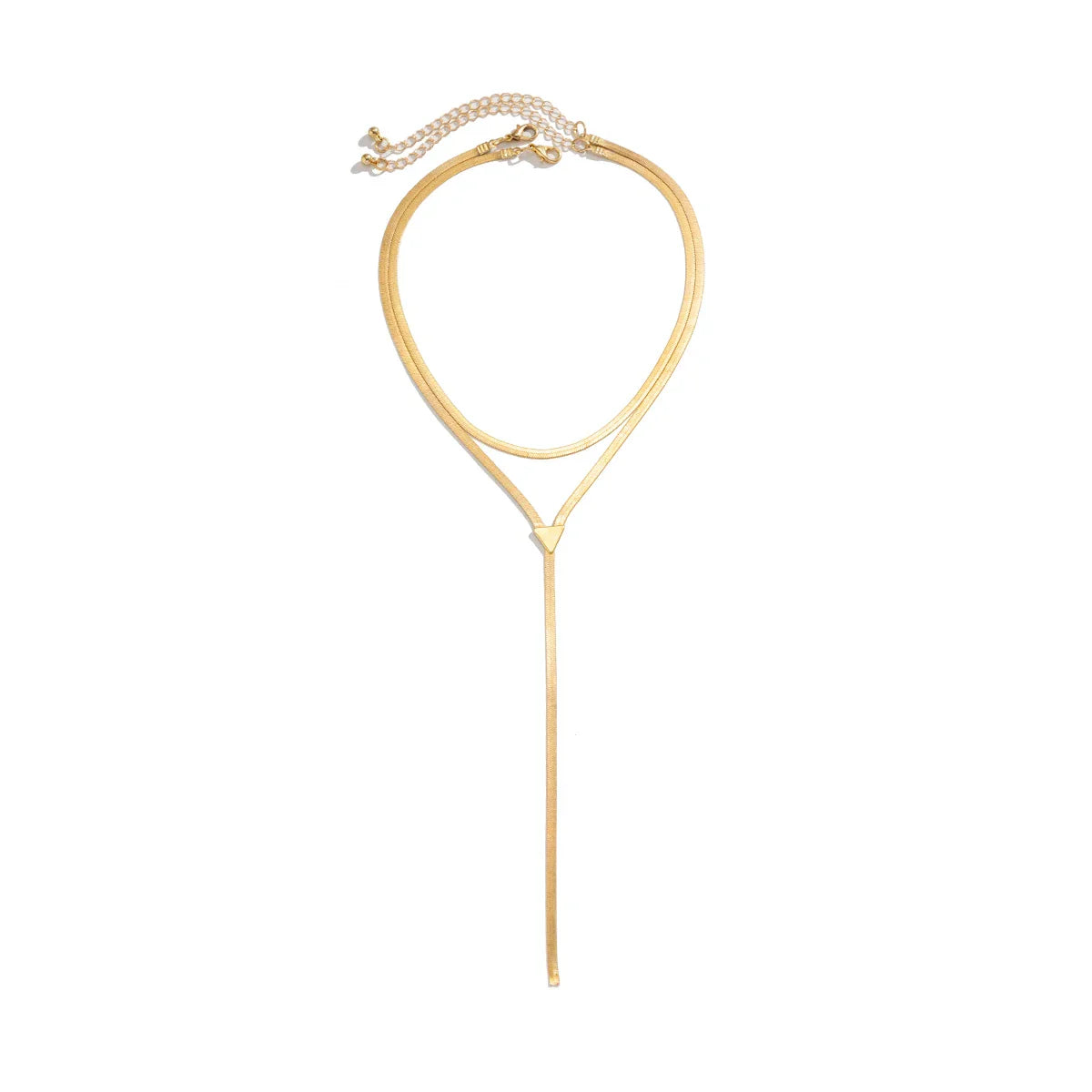 Lange Slangen Ketting | Goud