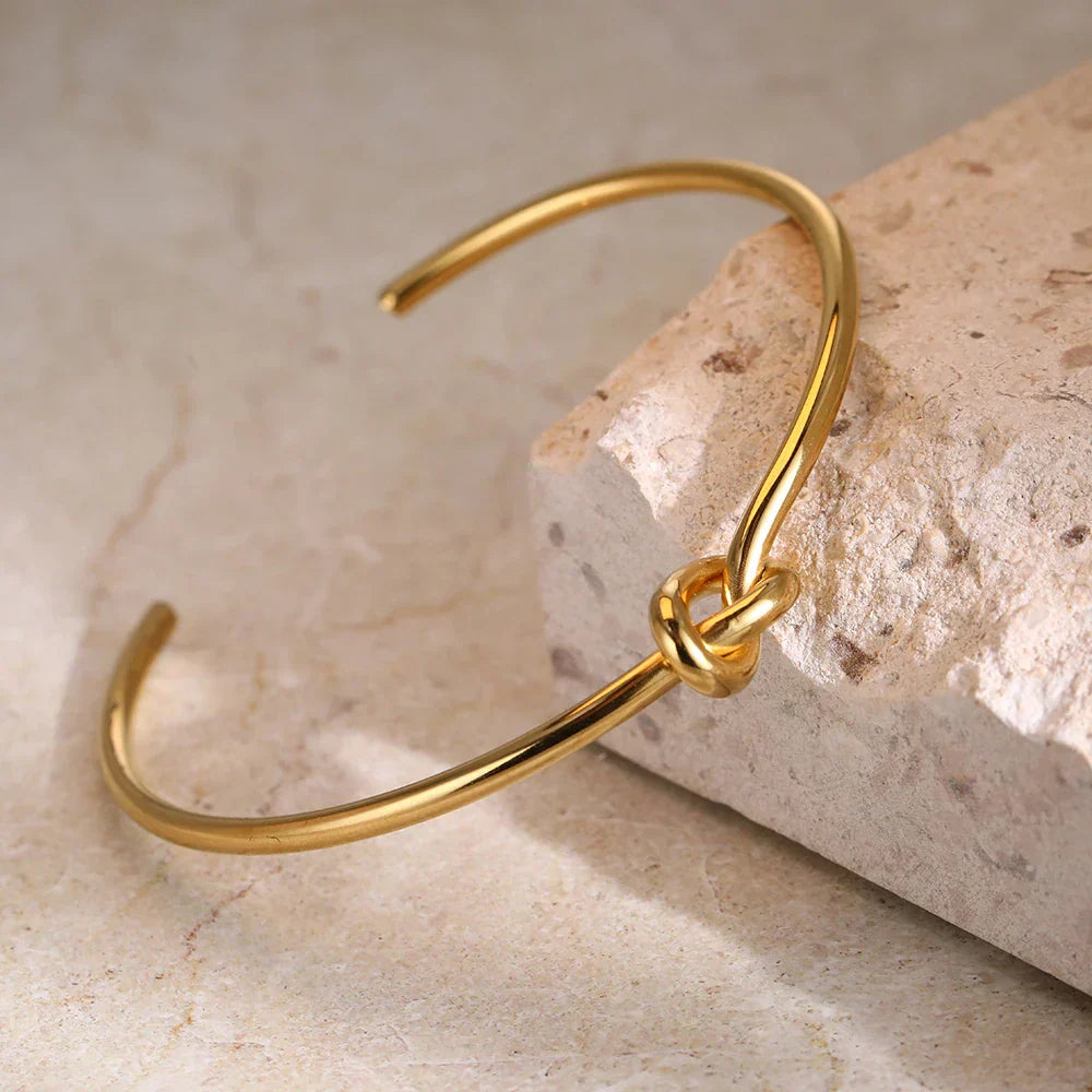 Knoop Armband | Goud