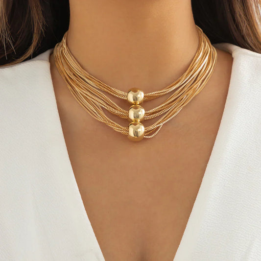 Ketting Drielagige | Goud