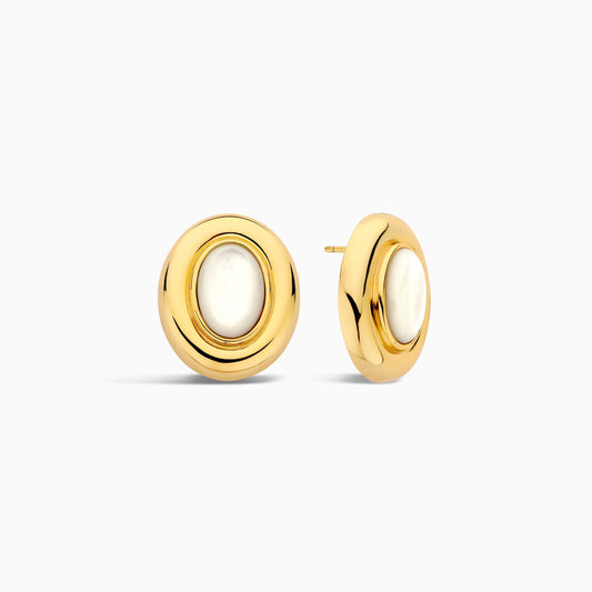 Giselle Pearl Oorbellen | Goud