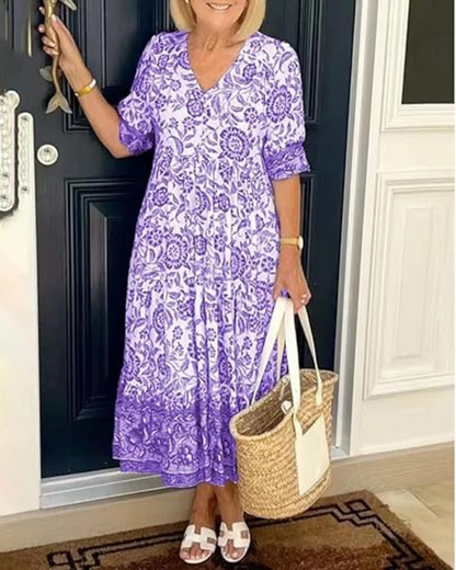 Norelia® | Jurk Maria Tijdloos, luchtig en elegant