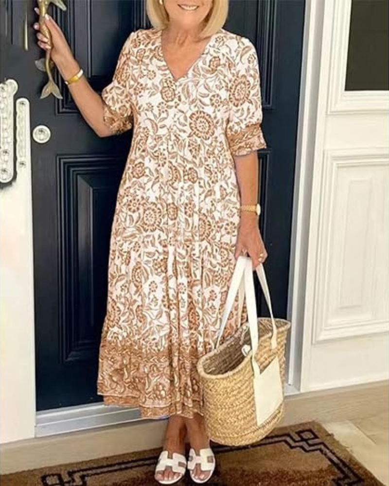 Norelia® | Jurk Maria Tijdloos, luchtig en elegant