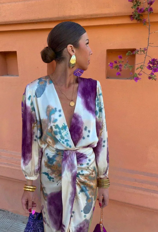 Norelia®  | Elegante V-hals jurk