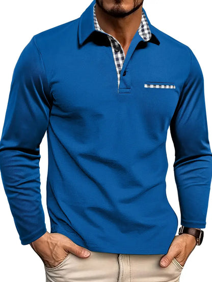 Henck | Poloshirt met lange mouwen
