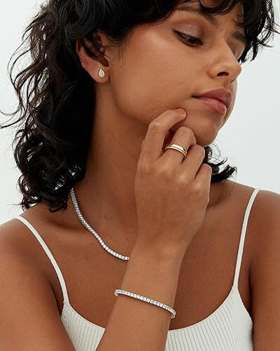 Moissanite Tennis Armband | Witgoud