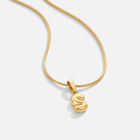 Chic Bubble Letter Ketting
