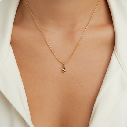 Chic Bubble Letter Ketting