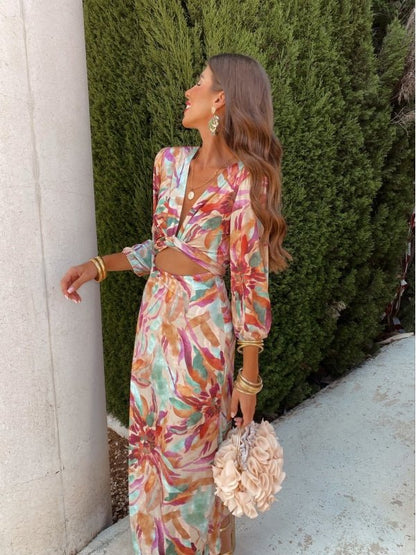 Danika | Elegante jurk met uitsnijding