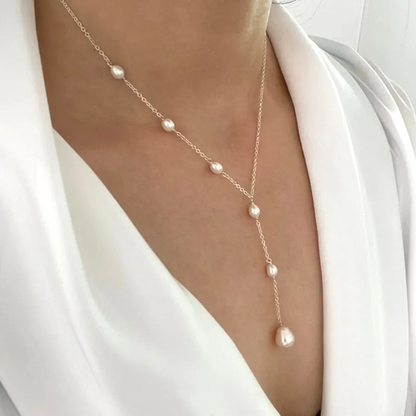 Ruby – Vintage Parel Hanger Ketting