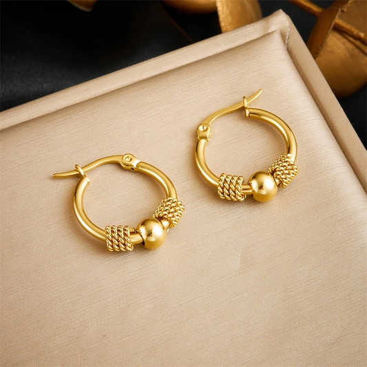 Luxe oorringen | Goud