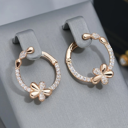 Stralende Daisy oorringen