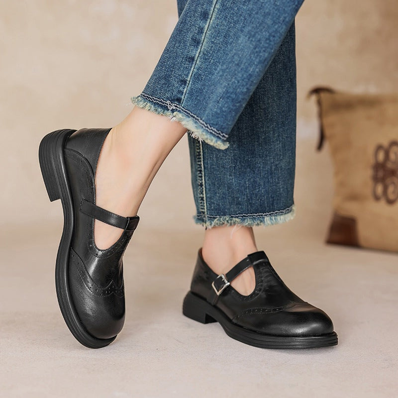 Charmante Leren Mary Janes