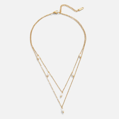 Kay Parel Drielagen Ketting