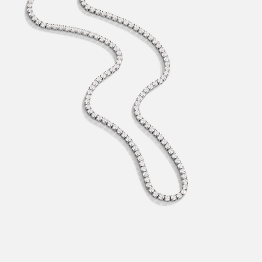 Lexi Zilveren Kristal Ketting