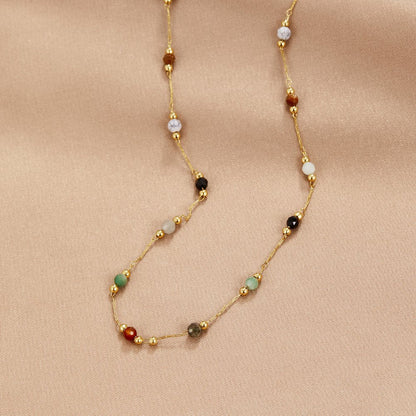 Luly Stone Ketting | Goud