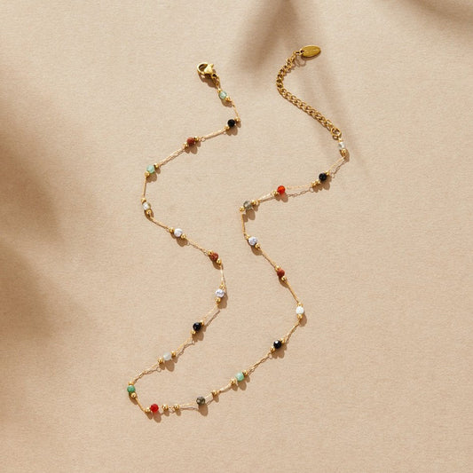 Luly Stone Ketting | Goud