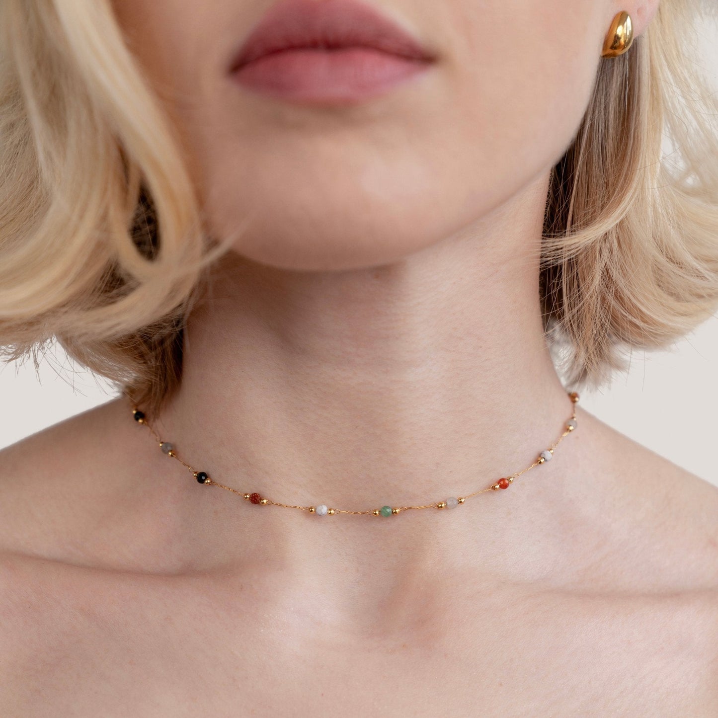 Luly Stone Ketting | Goud