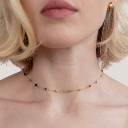 Luly Stone Ketting | Goud