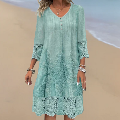 Sofie| Elegante bohemian kant jurk