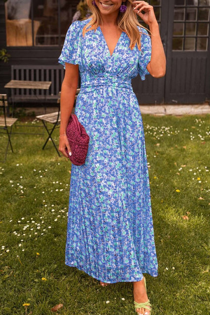 Pauline™ | Lange jurk met bloemen