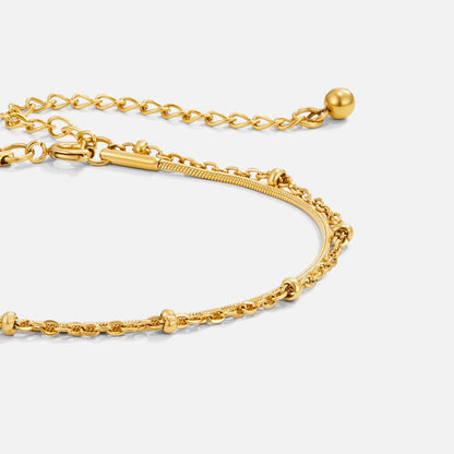 Pia Gelaagde Armband | Goud