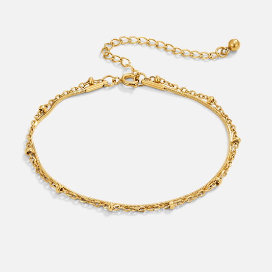 Pia Gelaagde Armband | Goud