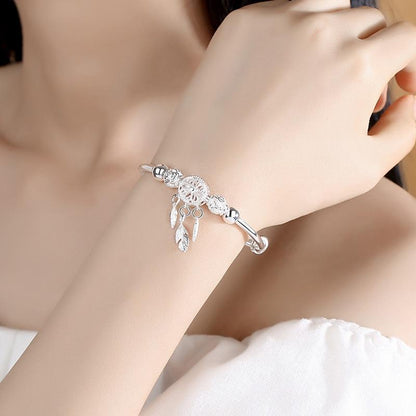Verstelbare Dromenvanger Armband | Zilver