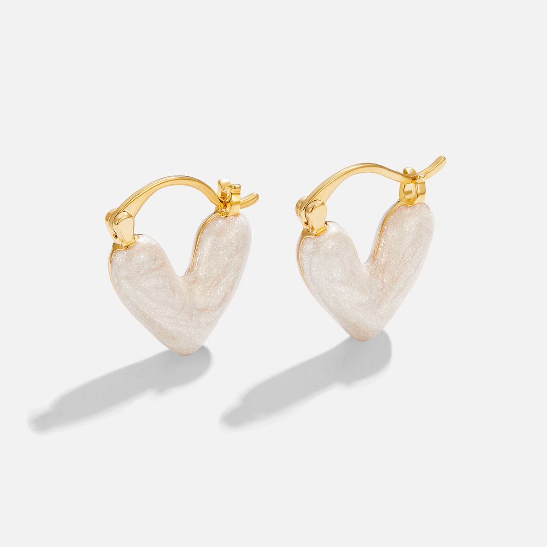 Pure Heart Oorbellen | Goud