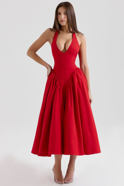 Shannah | Elegante Midi-Jurk