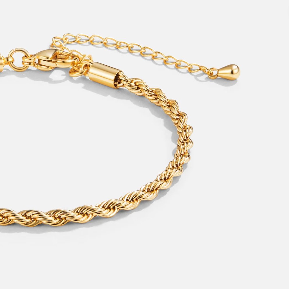 Twisted Chic Armband | Goud