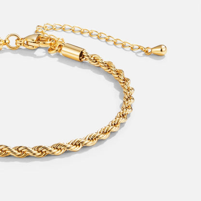 Twisted Chic Armband | Goud