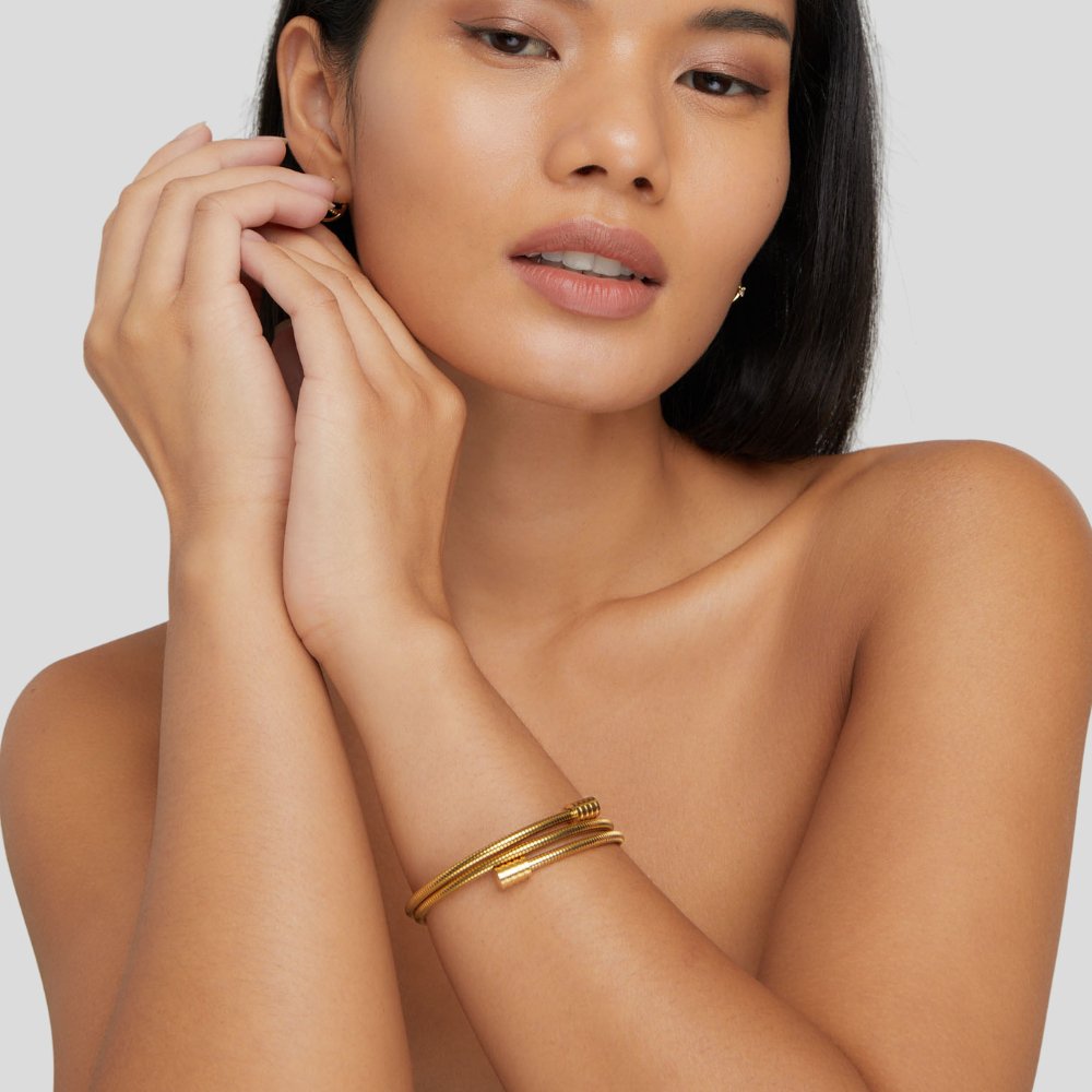 Twisted Armband | Goud