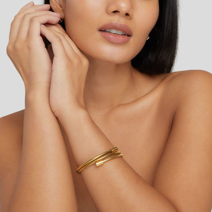 Twisted Armband | Goud
