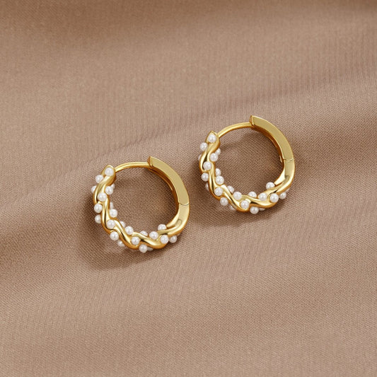 Vale Parel Hoops | Zilver
