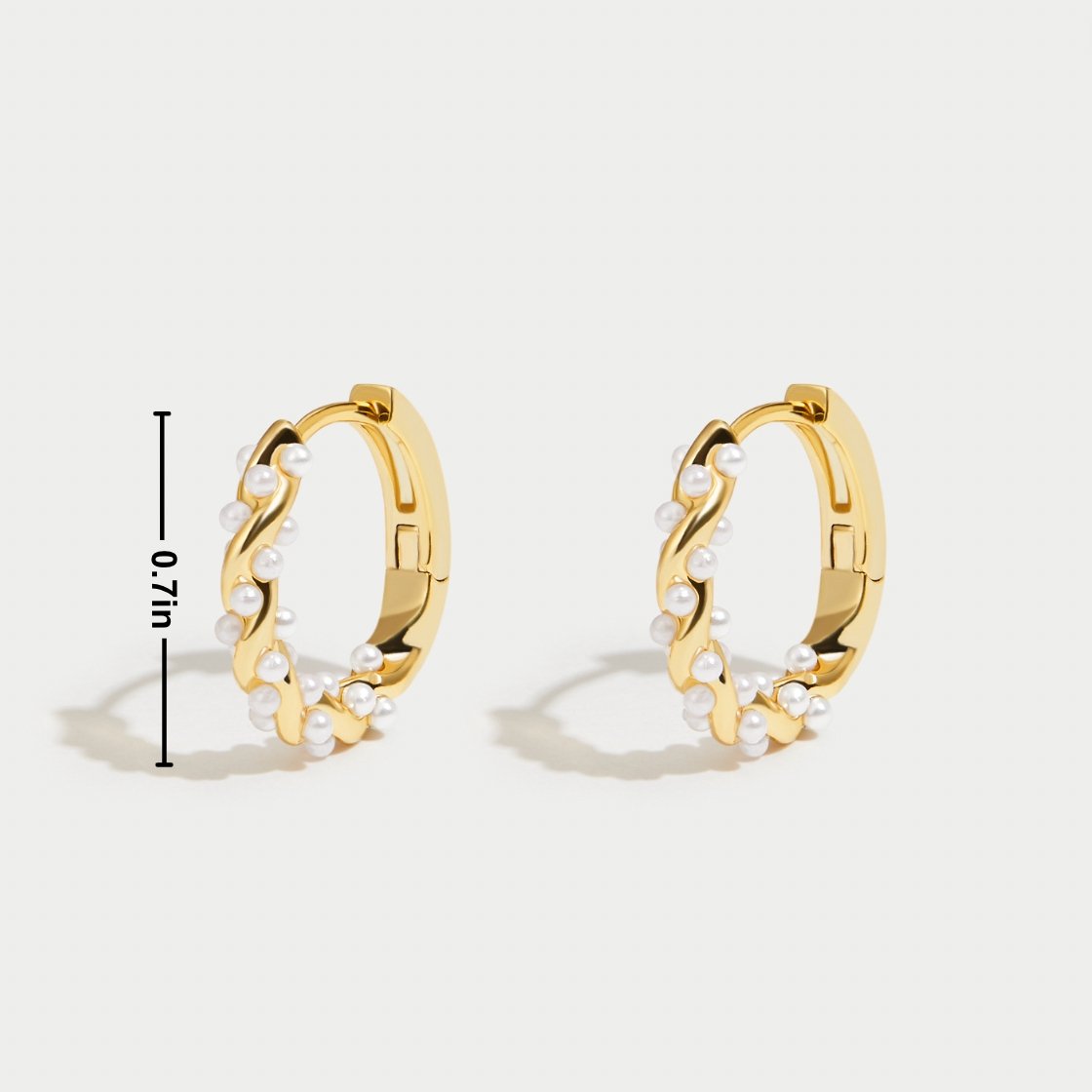 Vale Parel Hoops | Zilver
