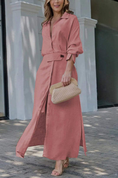 Valéria | Maxi-jurk met V-hals
