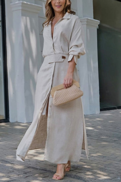 Valéria | Maxi-jurk met V-hals